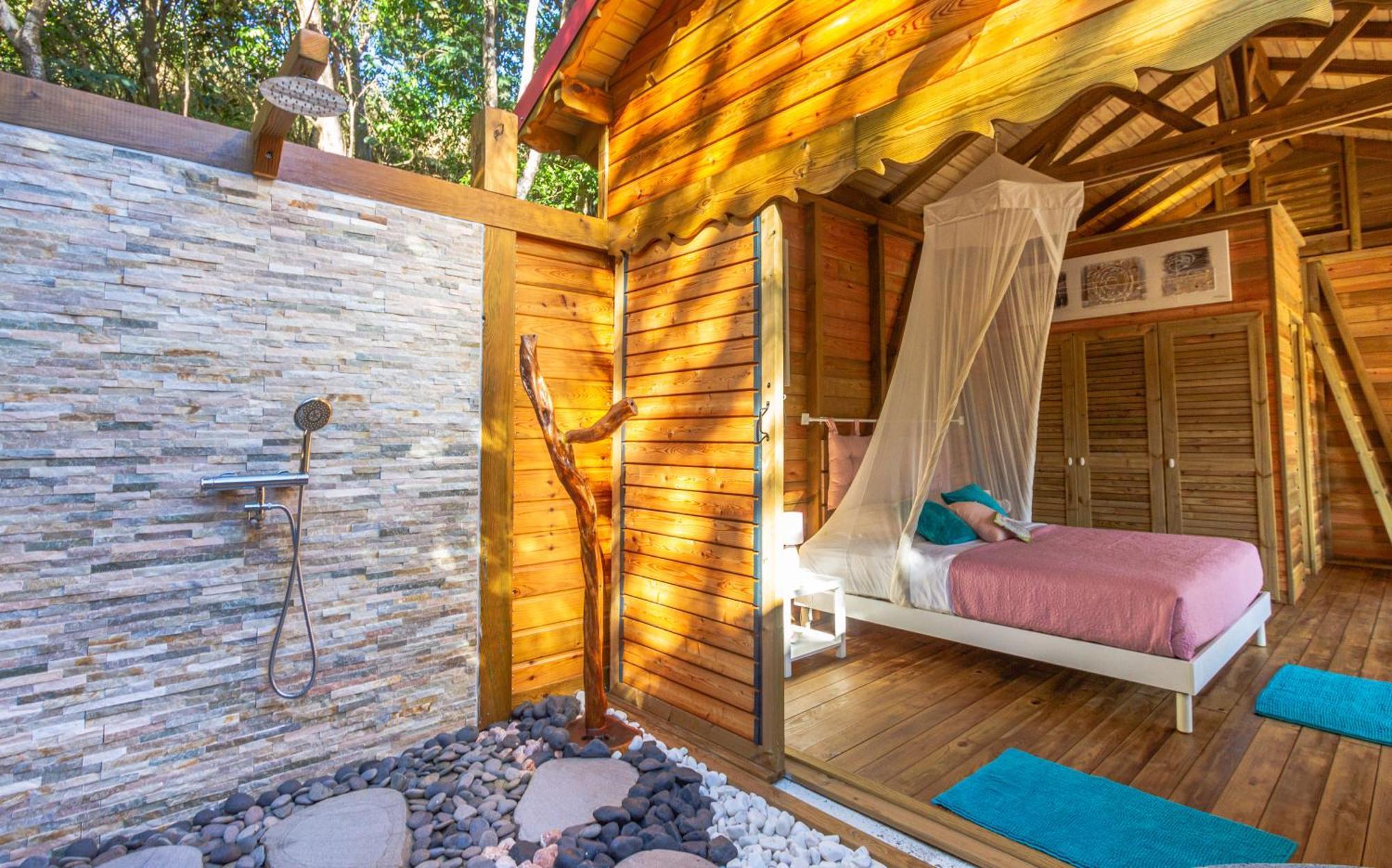 Au Jardin Des Colibris Ecolodge&Spa Deshaies Zewnętrze zdjęcie